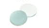 08 02 0563   La Pha Pack 8mm Septa, Silicone transparent blue/PTFE / Qty 100