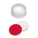 09 15 0481   La Pha Pack  Screw Cap (Transparent) 9 mm, Silicone/PTFE Septa UltraClean