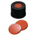 10 15 1256   La Pha Pack  ND10 Screw Cap (Black) 10 mm, Nat.Rubber/TEF Septa