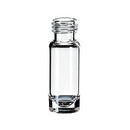 11 09 0620   La Pha Pack  ND9 Screw Neck Vial Short Thread 1.1ml Microliter 32 x 11.6mm, clear glass, 1st hydrolytic class