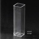 111117   Globe Cuvette, Spectrophotometer, Square, 4.5mL (10mm), PS, 2 Clear Sides, 100/Tray, 10 Trays/Unit