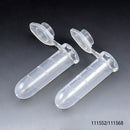 111568  Globe Scientific 2mL Microcentrifuge Tube, PP, Attached Snap Cap, Graduated, Natural	 bag/1000