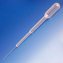 134020 Globe Transfer Pipet, 1.5mL, Fine Tip, 104mm, Bulb Draw - 1mL
