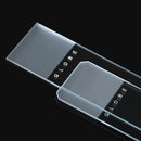 1380-20  Globe Microscope Slides, Diamond White Glass, 25 x 75mm, 90° Ground Edges, Frosted: 1 End, 1 Side