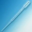 138070  Globe Transfer Pipet, 5.0mL, Standard Bulb, Graduated to 2.25mL, 150mm, Bulb Draw - 1.8mL