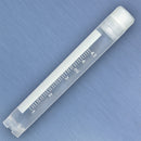 3008  Globe CryoClear Vials, 5.0mL, STERILE, Internal Threads, Attached Screwcap with Co-Molded Thermoplastic Elastomer (TPE) Sealing Layer, Round Bottom, Self-Standing, Printed Graduations, Writing Space and Barcode