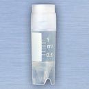3010  Globe CryoClear Vials, 1.0mL, STERILE, External Threads, Attached Screwcap