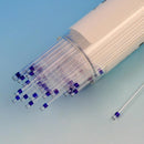 51680 Globe Capillary Tube, Microhematocrit, 100% PLASTIC, Blue Tip, Plain