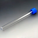 6160 Globe Test Tube with Attached Blue Screw Cap, 16 x 150mm (20mL), PS