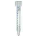 6292  Globe  Centrifuge Tube, 10mL, with Separate Natural Screw Cap, PP, Printed Graduations /  Qty 1000