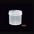 6375 Globe Jar, Wide Mouth, 90mL (3oz), PP, 58mm Opening, 1 15/16 x 2" (Screw Cap Packaged Separately)