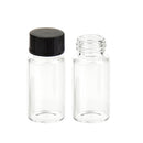 C0001551  ALWSCI  Sample vial 5ml, clear storage vial, liquid sampling collection glass thread bottles, with 15-425 black screw cap, PE liner, 100/pkg