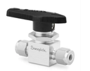 SS-43GS4 Swagelok Stainless Steel 1-Piece 40G Series Ball Valve, 1.4 Cv, 1/4 in. Swagelok Tube Fitting / Qty 1