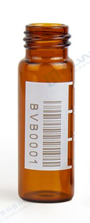 C0001563 ALWSCI  Barcoded 2mL Amber Glass 12x32mm Flat Base 9-425 Screw Thread Vial / Qty 100