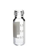 C4000-S1W   Thermo  2ml Clear Glass Screw Thread Vials 9mm, ID patch  silanized