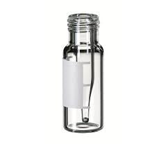 2ml Clear Plastic Vial with 300µL Insert Volume (Fixed Insert