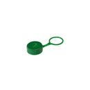 T366GLSL Simport  SCREW CAP FOR 5.0 ML TUBES, Green