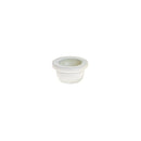 T407-12W Simport PIERCE-IT™ CLOSURE, White / Qty 1000