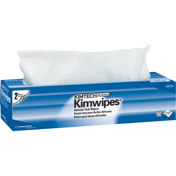Kimtech Science 34721 Kimwipes Delicate Task Wipes, Specialty, 16-3/5" L x 14-7/10" W