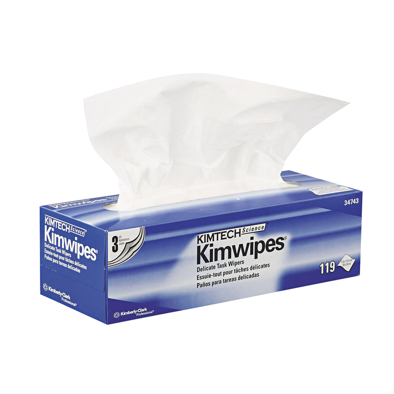 Kimtech Science 34743 Kimwipes Delicate Task Wipes, Specialty, 12" L x 12" W