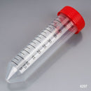 6297  Globe  Globe Scientific 6297 High-Speed Diamond Max Centrifuge Tube, High-Performance, Sterile, Red Cap, 50 mL, Polypropylene (Pack of 500)