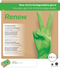 Aurelia Renew Nitrile Biodegradable Exam Gloves / Qty 3000 ( 10 Boxes of 300)