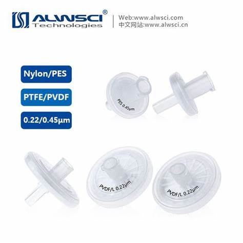 ALWSCI  C0000278  13mm Nylon Welded syringe filter 0.45um w/printing, 100pk