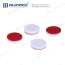 ALWSCI  C0000329  9-425 White PTFE/Red Silicone septa 1mm thick, 100/pk