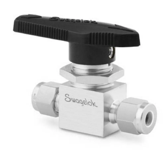 Swagelok SS-45S8 Stainless Steel 1-Piece 40 Series Ball Valve, 12 Cv, 1/2 in. Swagelok Tube Fitting / Qty 1