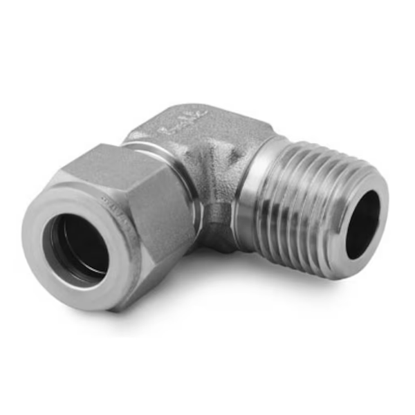 Swagelok SS-810-2-8 Stainless Steel Tube Fitting, Male Elbow, 1/2 in. Tube OD x 1/2 in. Male NPT / Qty 1