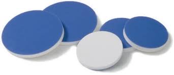 ST2449-080-1000    SEPTA 22mm Blue PTFE/White Silicone Low Bleed  50 Shore A / Qty 1000