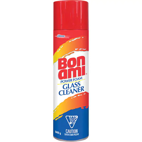 SC JOHNSON  Bon Ami Power Foam Glass Cleaner, Aerosol Can / Qty 1