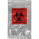 Hazardous Waste Bags, Bio-Hazard, 9" L x 6" W, 2.0 mils / Qty 1