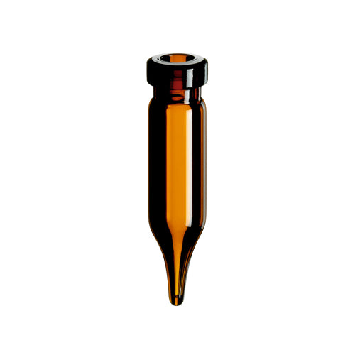 La Pha Pack 08091080 ND8 0.4ml Crimp Neck Vial Amber Conical Bottom