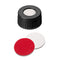 09151572 Screw Cap (Black) 9 mm, Silicone/PTFE Septa Ultra Clean