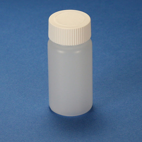 Globe 101010  Scintillation Vial, 20mL, HDPE, with Separate White Screw Cap