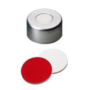 11 03 0247S Crimp Cap (Clear lacquered) 11 mm, Silicone/PTFE Septa