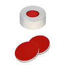 11 15 0639  La Pha Pack Snap Ring Cap (Transparent) 11 mm  PTFE red/Silicone white/PTFE red, with slit, 45° shore A, 1.0mm