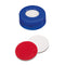 11 15 1151  Snap Ring Cap (Blue) 11 mm Silicone white/PTFE red, 45° shore A, 1.3mm UltraClean