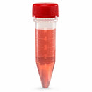 Globe Scientific 111580 Diamond Midi Centrifuge Tube, 5.0mL, PP, Separate Red Screw Cap, Graduated / Qty 500