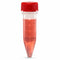 Globe Scientific 111580 Diamond Midi Centrifuge Tube, 5.0mL, PP, Separate Red Screw Cap, Graduated / Qty 500