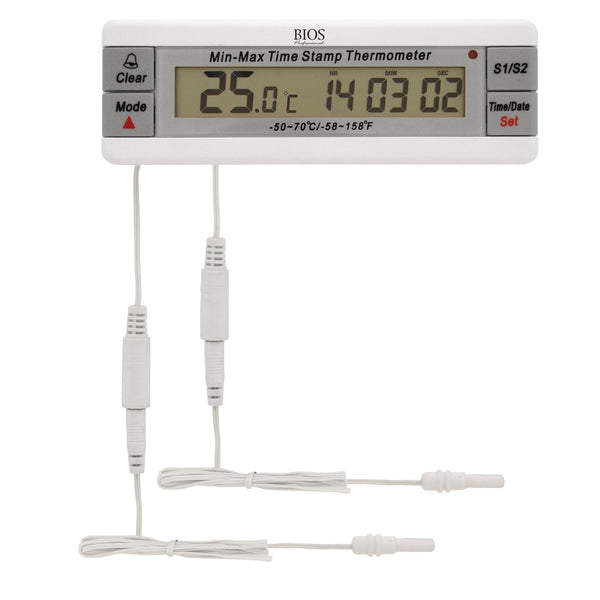 Time and Date Mininum-Maximum Thermometer