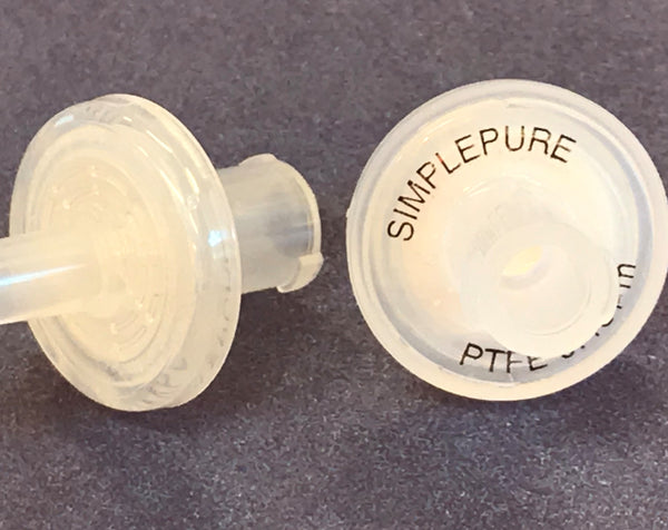 SFPTFE013045NB Syringe Filter PTFE, Pore Size 0.45um, Diameter 13mm, Non Sterile, Hydrophobic / Qty 100