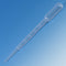 Globe 135010 Transfer Pipet, 7.5mL, Large Bulb, Graduated to 3mL, 148mm, Bulb Draw - 3.5mL