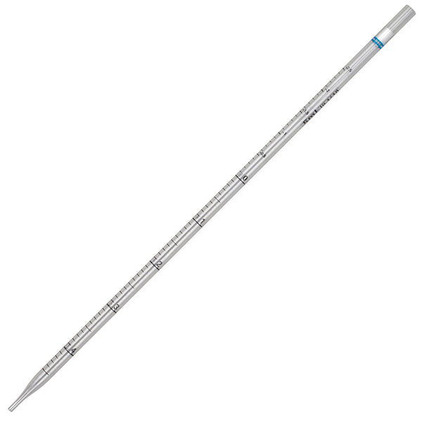 Globe 1742 5mL, Serological Pipette, Diamond Essentials, PS, Standard Tip, 342mm, STERILE, Blue Striped, Individually Wrapped / Qty 200