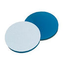 L100.0030 Wash & Waste Septa 19mm blue silicone/white PTFE 45 shore A 1.3mm, 20/pk