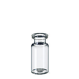 La Pha Pack  20 09 0795  Headspace-Vial, 10ml, 46 x 22.5mm, clear glass, 1st hydrolytic class, DIN Crimp Neck, long neck, flat bottom