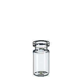 La Pha Pack  20 09 0801  Headspace vial  5ml Crimp Neck Vial, 38 x 20mm, clear glass, 1st hydrolytic class, flat bottom