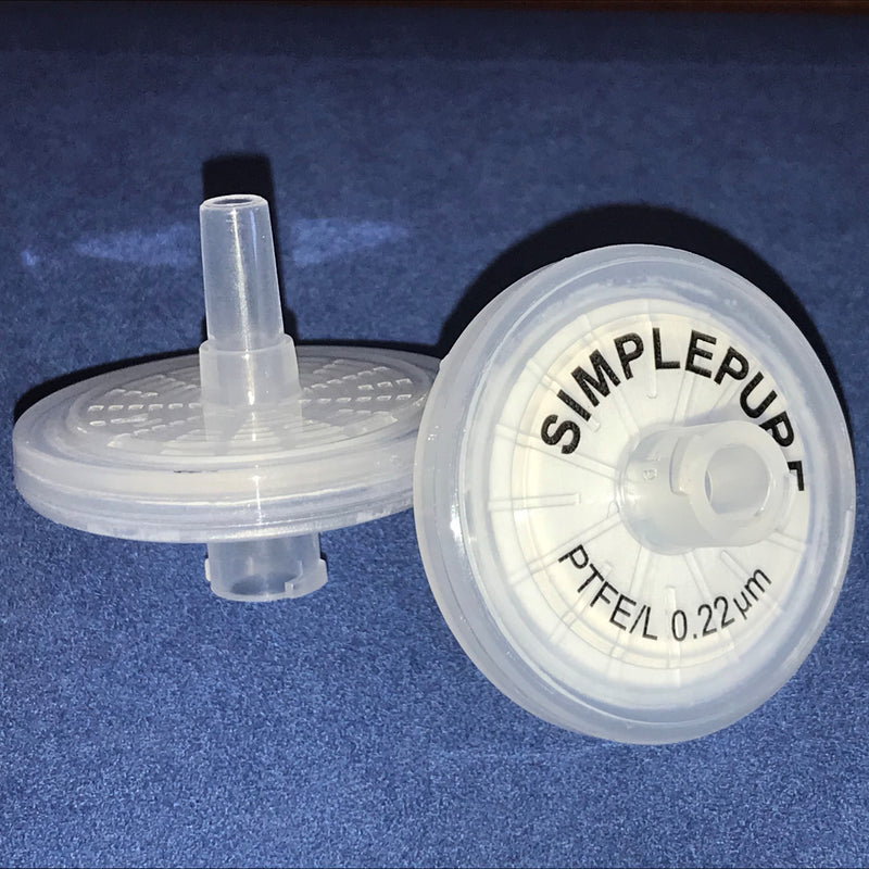 SFPTFE025022NL Syringe Filter PTFE,Polypropylene Pre-Filter, Pore Size 0.22um, Diameter 25mm, Non Sterile, Hydrophilic / Qty 100