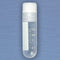 Globe 3003  CryoClear Vials, 2.0mL, STERILE, Internal Threads, Attached Screwcap with Co-Molded Thermoplastic Elastomer (TPE) Sealing Layer, Round Bottom, Printed Graduations, Writing Space and Barcode